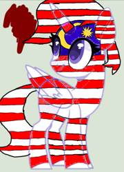 Size: 625x867 | Tagged: safe, artist:shafiqhafizi70, derpibooru import, oc, alicorn, pony, 1000 hours in ms paint, female, malaysia, malaysity, nation ponies, picture, ponified