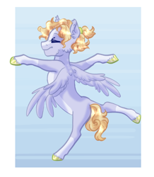 Size: 680x780 | Tagged: safe, artist:cactiflowers, derpibooru import, oc, oc:opalescent moonstone, alicorn, pony, bipedal, parents:limebulk, solo