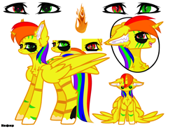 Size: 2728x2012 | Tagged: safe, artist:jelisicli, derpibooru import, oc, oc:grace seraph, alicorn, alicorn oc, chest fluff, close-up, cutie mark, ear fluff, ears, fluffy, heterochromia, horn, mane, reference sheet, tail, wings