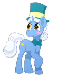 Size: 3588x4506 | Tagged: safe, artist:xppp1n, sunny skies, pony, unicorn, blushing, g4 mega collab, male, raised hoof, raised leg, solo, stallion