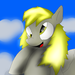 Size: 2834x2834 | Tagged: safe, artist:spirodraw, derpibooru import, derpy hooves, pegasus, pony, female, mare, solo