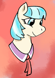 Size: 766x1067 | Tagged: safe, artist:theenderrebel, derpibooru import, coco pommel, earth pony, pony, female, solo