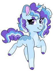 Size: 1122x1511 | Tagged: safe, artist:moccabliss, derpibooru import, oc, oc:confetti dazzle, pony, unicorn, female, filly, magical lesbian spawn, offspring, parent:pinkie pie, parent:trixie, parents:trixiepie, simple background, solo, transparent background