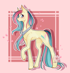 Size: 748x781 | Tagged: safe, artist:andie pando, derpibooru import, bonna fide, glamour gleam, honeysparkle, crystal pony, pony, commission, commissioner:reversalmushroom, female, jewelry, looking at you, mare, solo, white outline