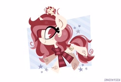 Size: 3500x2370 | Tagged: safe, artist:spacekitsch, derpibooru import, oc, oc only, oc:red palette, pony, unicorn, solo