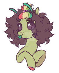 Size: 1024x1262 | Tagged: safe, artist:lynesssan, derpibooru import, oc, oc:bugsy, pony, antennae, bust, deviantart watermark, female, obtrusive watermark, portrait, simple background, solo, tongue, tongue out, transparent background, watermark