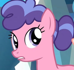 Size: 756x720 | Tagged: safe, derpibooru import, screencap, berry blend, berry bliss, cozy glow, earth pony, school raze, season 8, spoiler:s08, female, friendship student, mare, solo focus