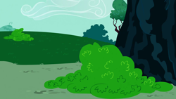 Size: 1280x720 | Tagged: safe, derpibooru import, screencap, the best night ever, background, bush, cloud, day, hill, nature, no pony, scenic ponyville, tree