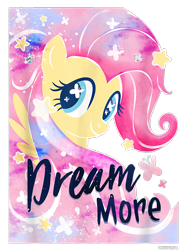 Size: 750x1000 | Tagged: safe, derpibooru import, fluttershy, butterfly, pegasus, pony, g4, cropped, design, female, flower, mare, merchandise, official, shirt design, simple background, solo, text, transparent background