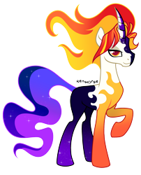 Size: 1616x2000 | Tagged: safe, artist:renhorse, derpibooru import, oc, pony, unicorn, female, mare, simple background, solo, transparent background