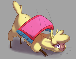 Size: 1410x1095 | Tagged: safe, artist:hitsuji, derpibooru import, paprika paca, alpaca, them's fightin' herds, blanket, community related, one eye closed, solo