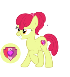 Size: 1868x2063 | Tagged: safe, artist:lps604, derpibooru import, apple bloom, earth pony, alternate hairstyle, female, filly, reference sheet, solo