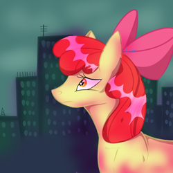 Size: 3000x3000 | Tagged: safe, artist:lirian3, derpibooru import, apple bloom, earth pony, female, filly, solo