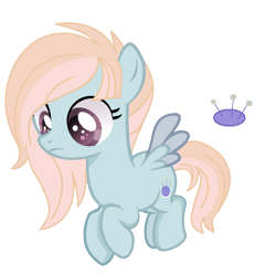 Size: 1220x1212 | Tagged: safe, artist:venomous-cookietwt, derpibooru import, oc, pegasus, pony, female, filly, magical lesbian spawn, offspring, parent:derpy hooves, parent:kerfuffle, simple background, solo, transparent background