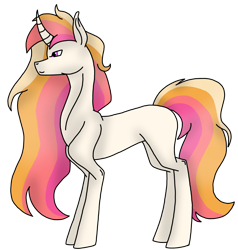 Size: 2684x2819 | Tagged: safe, artist:agdapl, derpibooru import, oc, oc only, pony, unicorn, horn, simple background, solo, transparent background, unicorn oc