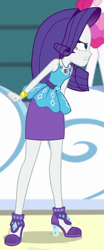 Size: 333x802 | Tagged: safe, derpibooru import, screencap, pinkie pie, rarity, better together, equestria girls, rollercoaster of friendship, cropped, rarity peplum dress