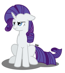 Size: 2080x2327 | Tagged: safe, artist:banquo0, derpibooru import, rarity, pony, unicorn, female, scrunchy face, simple background, sitting, solo, transparent background