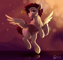 Size: 1884x1800 | Tagged: safe, artist:silentwulv, derpibooru import, oc, oc only, pegasus, pony, solo, tongue, tongue out, wings