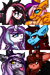 Size: 100x150 | Tagged: safe, artist:inspiredpixels, derpibooru import, oc, oc only, pegasus, pony, animated, ear piercing, earring, ears, floppy ears, gif, jewelry, piercing, pixel art, tongue, tongue out