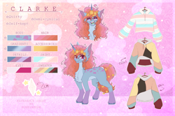 Size: 4080x2712 | Tagged: safe, artist:honeybbear, derpibooru import, oc, oc only, pony, unicorn, reference sheet, solo