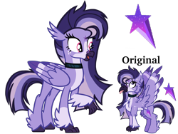 Size: 4500x3375 | Tagged: safe, artist:avatarmicheru, derpibooru import, oc, oc:nightfall comet, classical hippogriff, hippogriff, hybrid, female, interspecies offspring, offspring, parent:mordecai, parent:twilight sparkle, parents:mordetwi, simple background, solo, transparent background