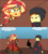 Size: 3841x4315 | Tagged: safe, artist:jcpreactyt, sunset shimmer, oc, oc:eclipse shadow, equestria girls, cloak, clothes, cloud, dark, fire, glow, glowing eyes, glowing hands, hair, hat, headband, naruto, naruto shippuuden, scroll, sky, straps, sunset shimmer day