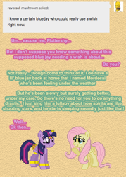 Size: 504x704 | Tagged: safe, artist:verve, derpibooru import, fluttershy, twilight sparkle, twilight sparkle (alicorn), alicorn, pegasus, pony, aeroplanes and meteor showers, ask, ask genie twilight, female, genie, mare, pixel art