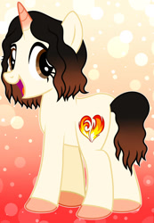 Size: 1280x1855 | Tagged: safe, artist:cindydreamlight, derpibooru import, oc, oc:sara fire heart, pony, unicorn, female, mare, solo