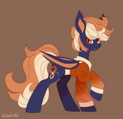 Size: 3048x2945 | Tagged: safe, artist:neonishe, derpibooru import, oc, oc only, bat pony, pony, bat pony oc, clothes, colored, flat colors, hoodie, solo