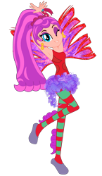 Size: 1055x1820 | Tagged: safe, artist:gihhbloonde, artist:user15432, derpibooru import, human, equestria girls, alternate hairstyle, barely eqg related, base used, clothes, colored wings, crossover, ear piercing, earring, equestria girls style, equestria girls-ified, eyeshadow, fairy, fairy wings, fairyized, fins, gradient wings, jewelry, long hair, looking at you, makeup, nintendo, one eye closed, pauline, piercing, ponytail, purple hair, red wings, shoes, simple background, sirenix, sleeveless, sparkly wings, super mario bros., transparent background, wings, wink, winking at you, winx, winx club, winxified