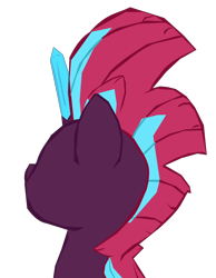 Size: 1280x1652 | Tagged: safe, artist:benpictures1, artist:chedx, tempest shadow, pony, unicorn, comic:the storm kingdom, my little pony: the movie, alternate hairstyle, bad end, crystal of light, female, general tempest shadow, implied applejack, implied fluttershy, implied pinkie pie, implied rainbow dash, implied rarity, implied spike, inkscape, mare, solo, vector