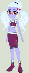 Size: 228x568 | Tagged: safe, artist:exelzior, artist:jadethepegasus, derpibooru import, sugarcoat, equestria girls, cropped, exeron outfit, martial arts kids, martial arts kids outfits