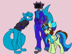 Size: 1080x810 | Tagged: safe, derpibooru import, oc, oc:epsi, oc:ethanpower, oc:zero/robert, alicorn, ambersmagical, ethanepsc4, father and child, father and daughter, female, male, meetup, parent and child, the powers