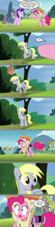 Size: 1280x5230 | Tagged: safe, artist:silverbuller, derpibooru import, edit, edited screencap, screencap, derpy hooves, maud pie, pinkie pie, starlight glimmer, rock solid friendship, comic, screencap comic, underp