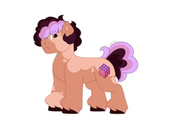 Size: 1280x854 | Tagged: safe, artist:itstechtock, derpibooru import, oc, oc:dreamcast, earth pony, pony, colt, male, offspring, parent:apple bytes, parent:button mash, simple background, solo, white background