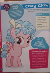 Size: 1867x2720 | Tagged: safe, cozy glow, pegasus, pony, female, filly, foal, my little pony character guide, subtle