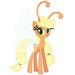 Size: 274x274 | Tagged: artist needed, safe, derpibooru import, applejack, breezie, it ain't easy being breezies, breeziefied, gameloft, hatless, missing accessory, simple background, species swap, transparent background, vector