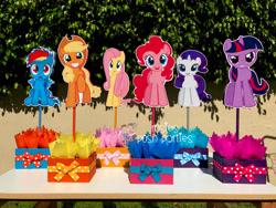 Size: 3000x2250 | Tagged: safe, derpibooru import, applejack, fluttershy, pinkie pie, rainbow dash, rarity, twilight sparkle, irl, mane six, photo