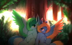 Size: 1440x900 | Tagged: safe, artist:silver fox, artist:silver_fox_cn, derpibooru import, oc, oc only, pegasus, pony