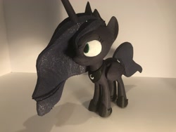 Size: 4032x3024 | Tagged: safe, artist:knightngame, derpibooru import, princess luna, alicorn, pony, 3d, 3d model, 3d print, 3d printed, figurine, irl, painted, photo, solo