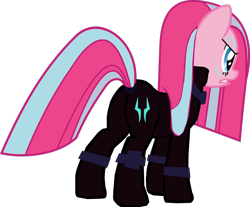 Size: 1280x1059 | Tagged: safe, artist:benpictures1, pinkie pie, earth pony, pony, comic:the storm kingdom, my little pony: the movie, angry, bad end, balloonbutt, bodysuit, butt, clothes, command 6, commander pinkie diana pie, crystal of light, female, goggles, inkscape, mare, pinkamena diane pie, plot, solo, vector