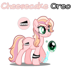 Size: 963x917 | Tagged: safe, artist:amicasecretuwu, derpibooru import, oc, oc:cheesecake oreo, pony, unicorn, female, mare, simple background, solo, transparent background