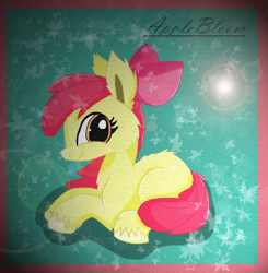 Size: 1628x1664 | Tagged: safe, artist:sacri24, derpibooru import, apple bloom, earth pony, female, filly, smiling, solo