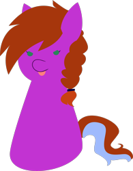 Size: 3036x3889 | Tagged: safe, artist:samsailz, derpibooru import, pony, :p, braid, commission, cute, lineless, tongue, tongue out, uwu, ych result, your character here