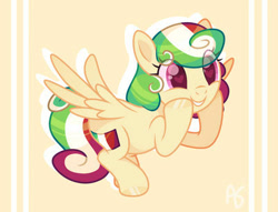 Size: 400x305 | Tagged: safe, artist:lackendack, pegasus, pony, happy, italy, nation ponies, ponified, solo