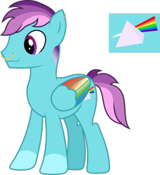 Size: 1169x1281 | Tagged: safe, artist:littlejurnalina, derpibooru import, oc, pegasus, pony, colored wings, male, multicolored wings, nose piercing, nose ring, piercing, simple background, solo, stallion, transparent background, wings