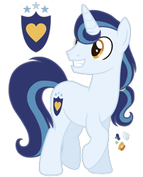 Size: 1200x1488 | Tagged: safe, artist:magicuniclaws, derpibooru import, oc, pony, unicorn, male, offspring, parent:moonlight raven, parent:shining armor, simple background, solo, stallion, transparent background