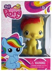 Size: 524x720 | Tagged: safe, applejack, rainbow dash, pegasus, pony, bootleg, bootleg pony, female, filly, filly rainbow dash, fun lovely pony, hoof in mouth, solo