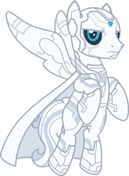 Size: 1280x1751 | Tagged: safe, artist:mlp-trailgrazer, derpibooru import, oc, oc:crosser buck, pegasus, pony, clothes, cosplay, costume, male, simple background, solo, stallion, transparent background, vision (marvel comics)