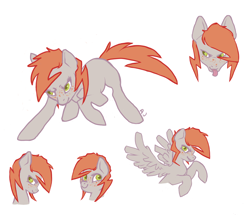 Size: 1008x867 | Tagged: safe, artist:dashleigh, derpibooru import, oc, oc:daredevil, pegasus, pony, bust, female, mare, pegasus oc, simple background, smiling, white background, wings